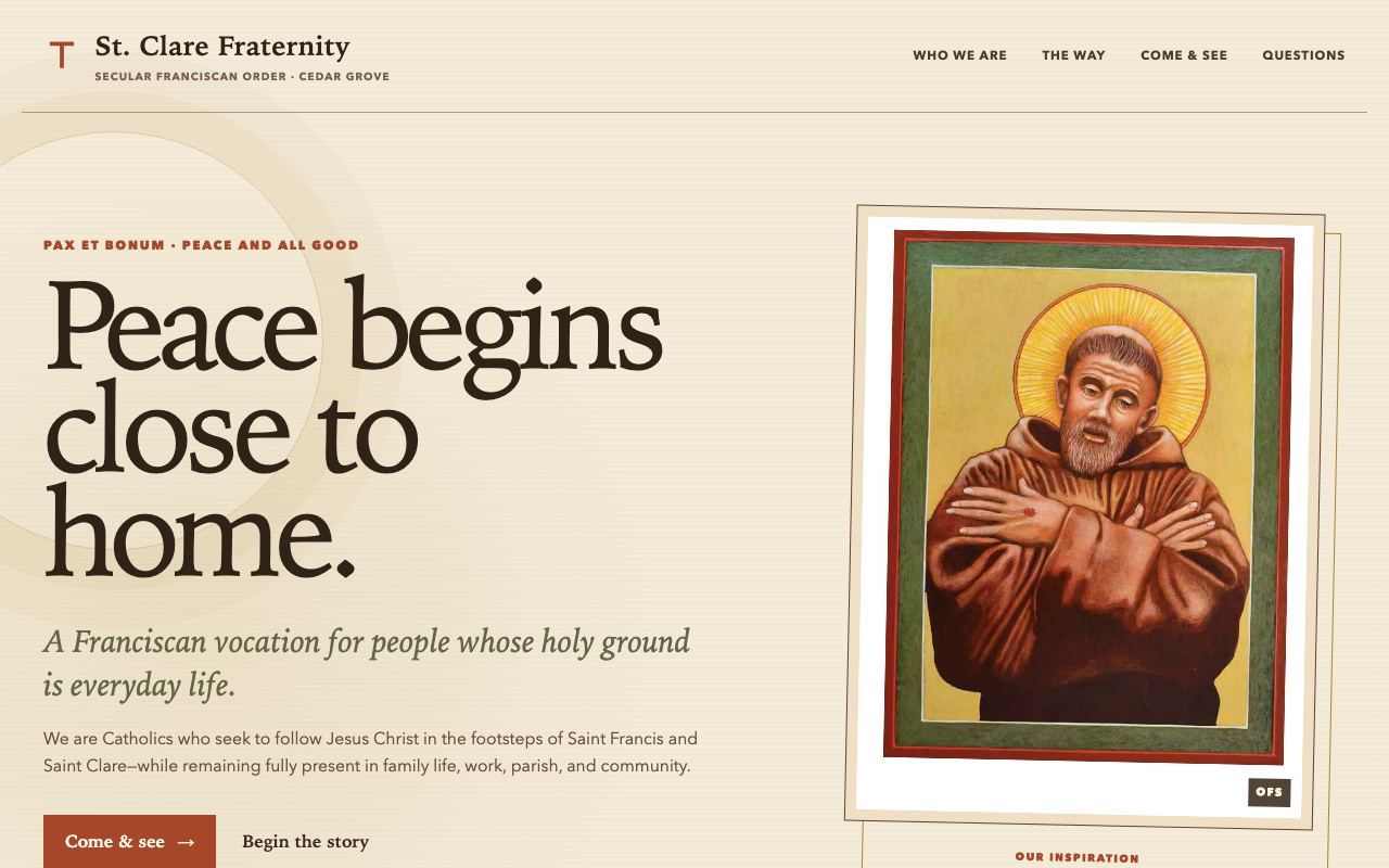 Pilgrim’s Path homepage